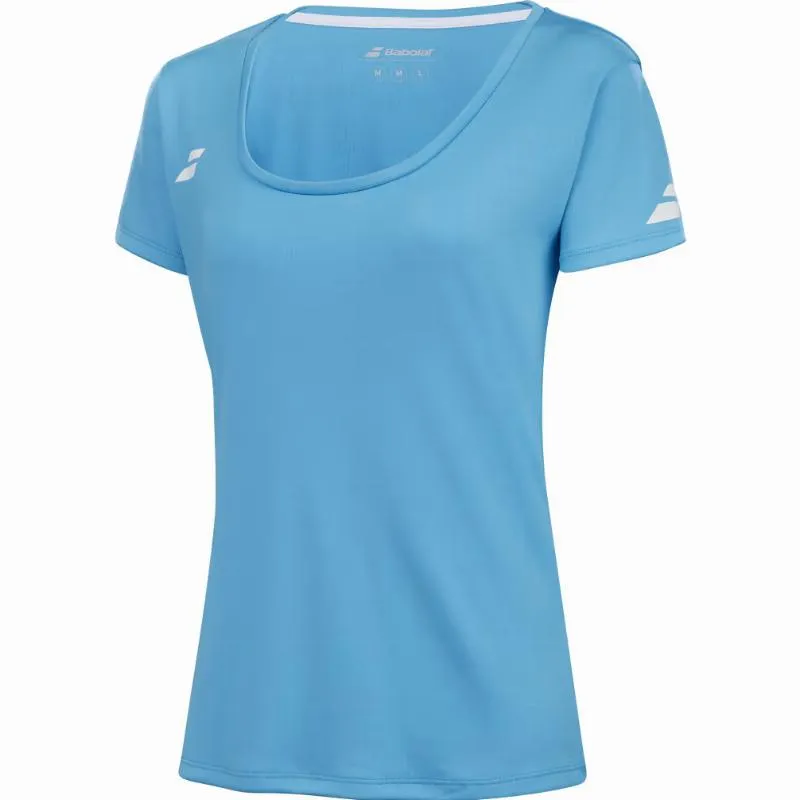Camiseta Babolat spielt Capsleeve Azul Cian Junior