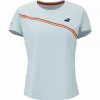 Camiseta Babolat spielt Capsleeve Azul Claro Junior
