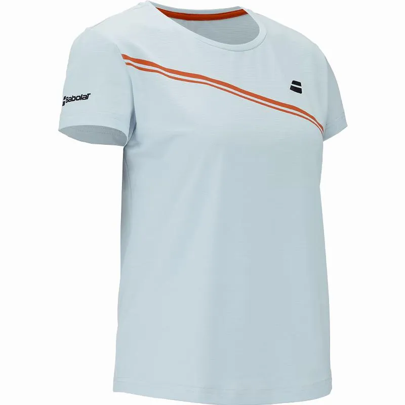 Camiseta Babolat spielt Capsleeve Azul Claro Mujer