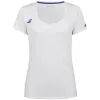 Camiseta Babolat spielt Capsleeve Blanco Azul Junior