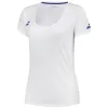 Camiseta Babolat spielt Capsleeve Blanco Azul Junior