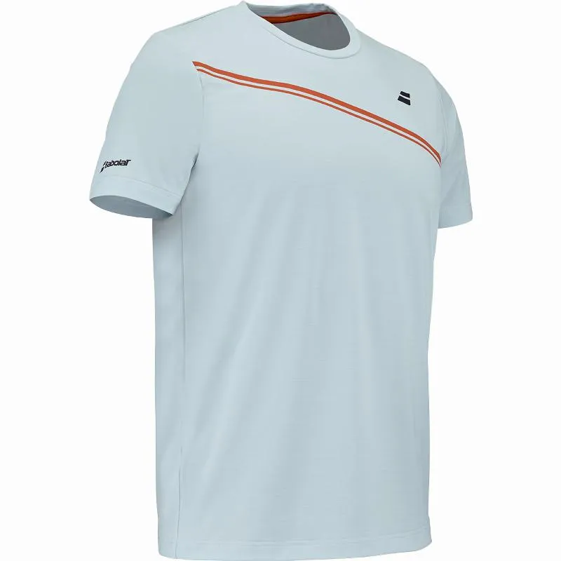Camiseta Babolat spielt Crew Neck Azul Claro