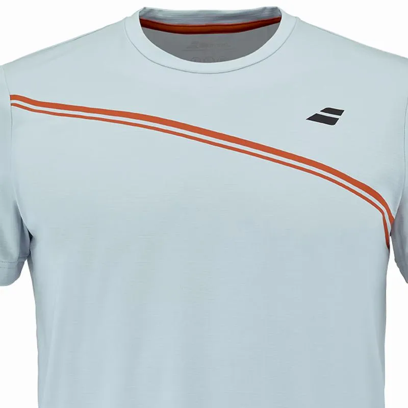 Camiseta Babolat spielt Crew Neck Azul Claro