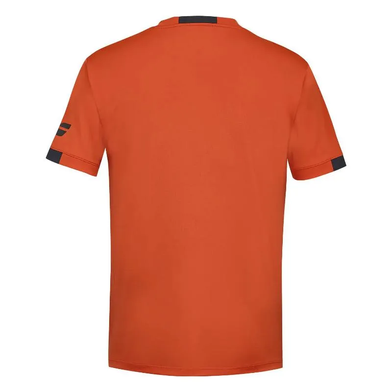 Camiseta Babolat spielt Crew Neck Rojo Naranja Junior