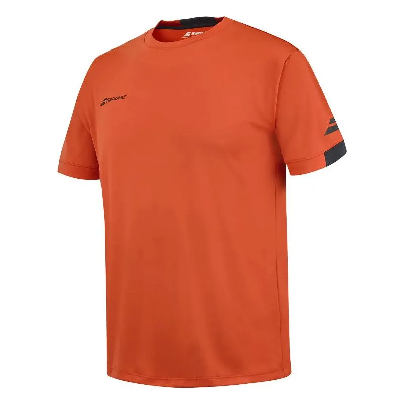 Camiseta Babolat spielt Crew Neck Rojo Naranja Junior
