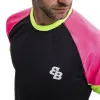 Camiseta BB Game Negro Rosa Melon