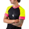 BB Owens T-Shirt Schwarz Rosa Gelb Fluor