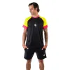 BB Owens T-Shirt Schwarz Rosa Gelb Fluor
