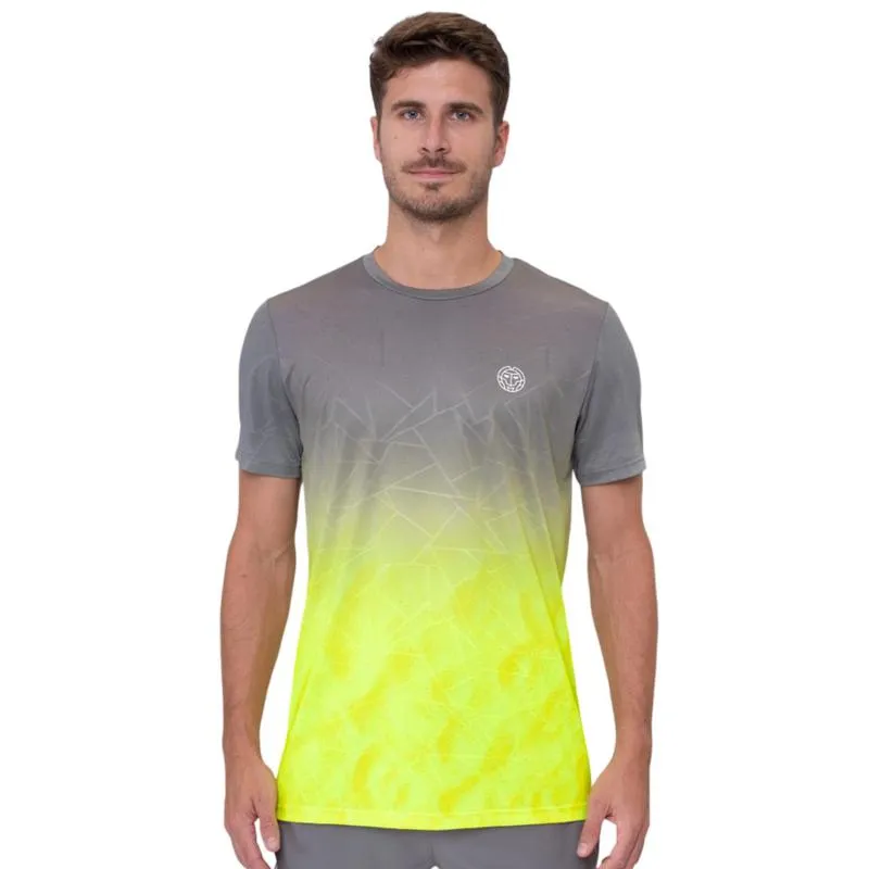 Bidi Badu Beach Spirit Grau Neongelbes T-Shirt