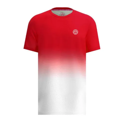 Bidi Badu Crew Gradiant Vermelho Branco Camiseta Júnior