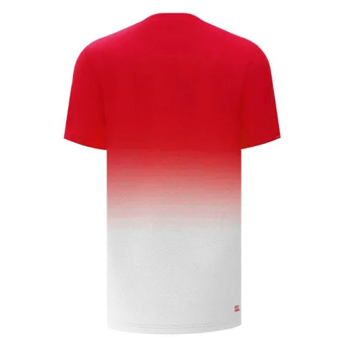 Bidi Badu Crew Gradiant Vermelho Branco Camiseta Júnior