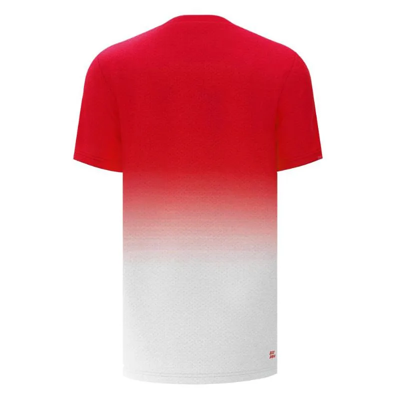 Bidi Badu Crew Gradiant Vermelho Branco Camiseta Júnior