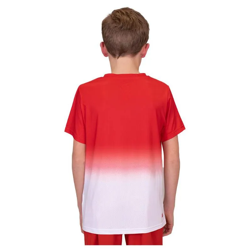 Bidi Badu Crew Gradiant Rot WeiÃ Junior T-Shirt