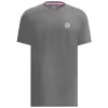 Bidi Badu Rundhals-T-Shirt Grau Weiß