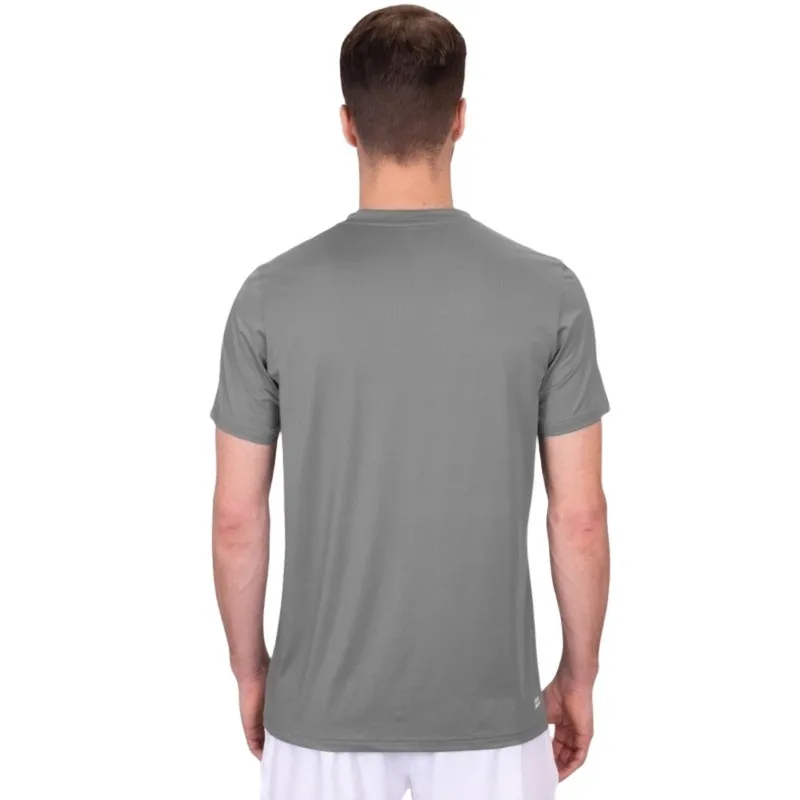 Bidi Badu Rundhals-T-Shirt Grau Weiß