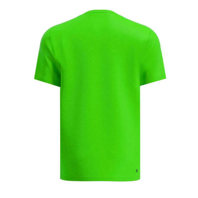 Camiseta Bidi Badu Tripulação Neon Verde Escuro Azul Júnior