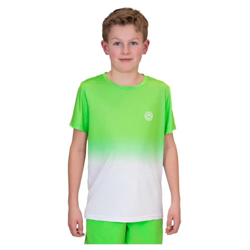 Camiseta Bidi Badu Crew Gradiant Grun Neon Blanco Junior