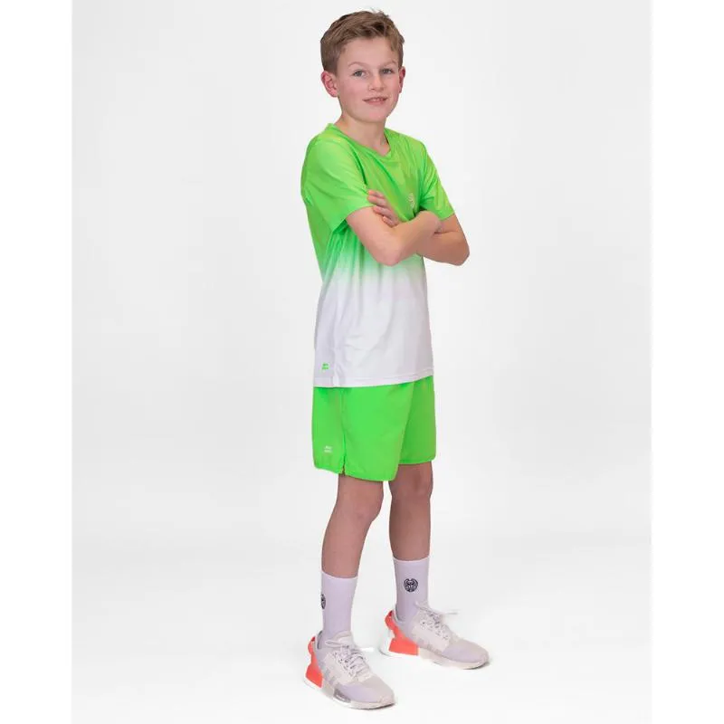 Camiseta Bidi Badu Crew Gradiant Grun Neon Blanco Junior
