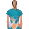 Bidi Badu Melbourne Capsleeve Petroleum T-Shirt Orange Damen
