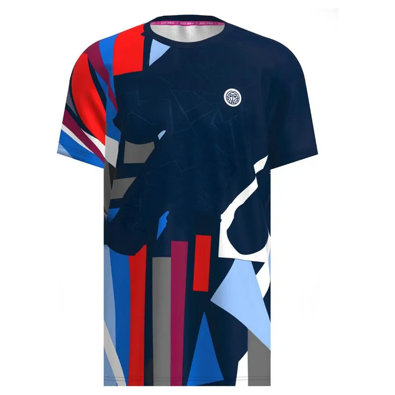 Camiseta Júnior Azul Escuro Vermelho Bidi Badu New York