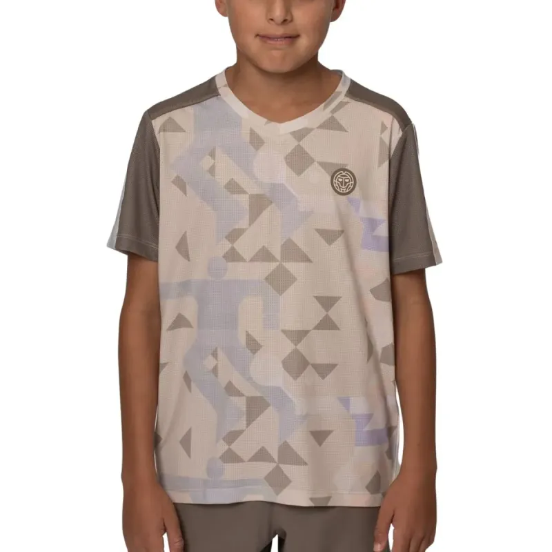 Bidi Badu Paris Beige Braun Junior T-Shirt