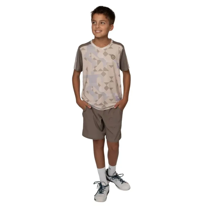 Bidi Badu Paris Beige Braun Junior T-Shirt