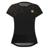 Bidi Badu Paris Capsleeve Schwarz Gold Damen T-Shirt