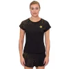 Bidi Badu Paris Capsleeve Schwarz Gold Damen T-Shirt
