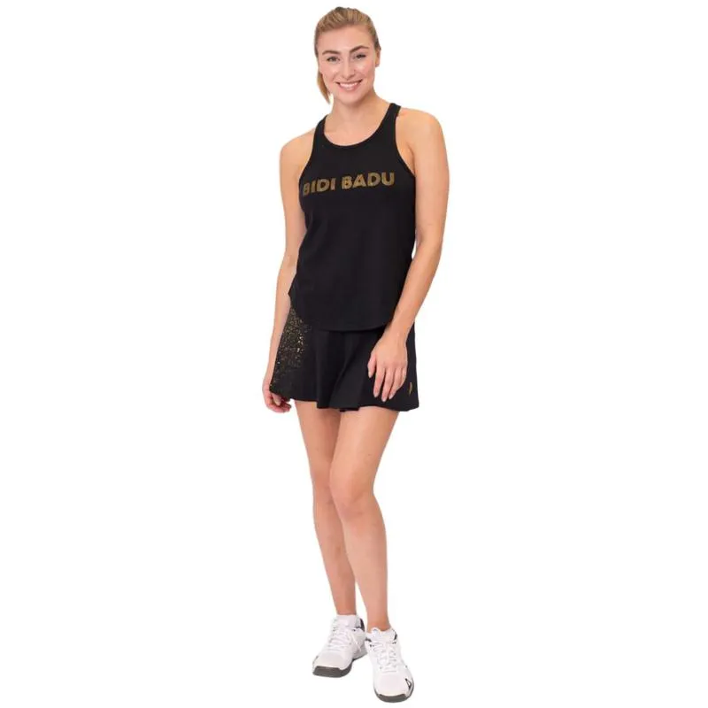 Bidi Badu Paris Chill Schwarz Gold Damen T-Shirt
