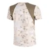 Bidi Badu Paris T-Shirt mit V-Ausschnitt Beige Braun