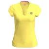 Camiseta Bidi Badu Spectrum Amarillo Mujer Mit V-Ausschnitt