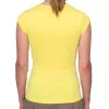 Camiseta Bidi Badu Spectrum Amarillo Mujer Mit V-Ausschnitt