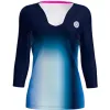 Bidi Badu Spectrum Damen-T-Shirt mit V-Ausschnitt Aqua Dunkelblau