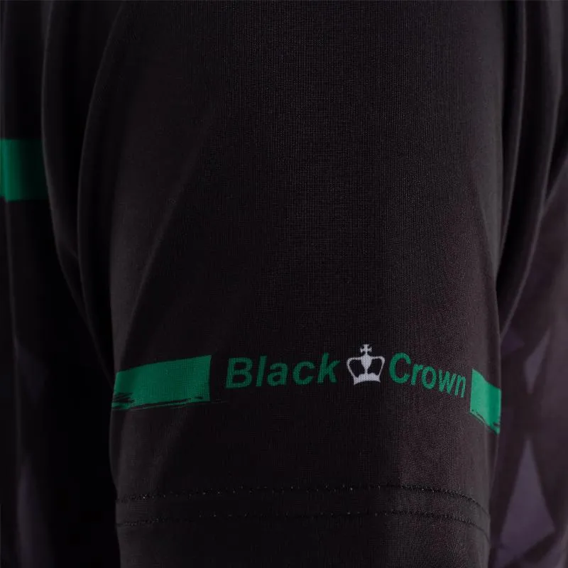 Schwarzes Crown Atlanta Schwarz-Grunes T-Shirt