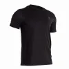 Schwarzes T-Shirt mit schwarzer Krone Cancun