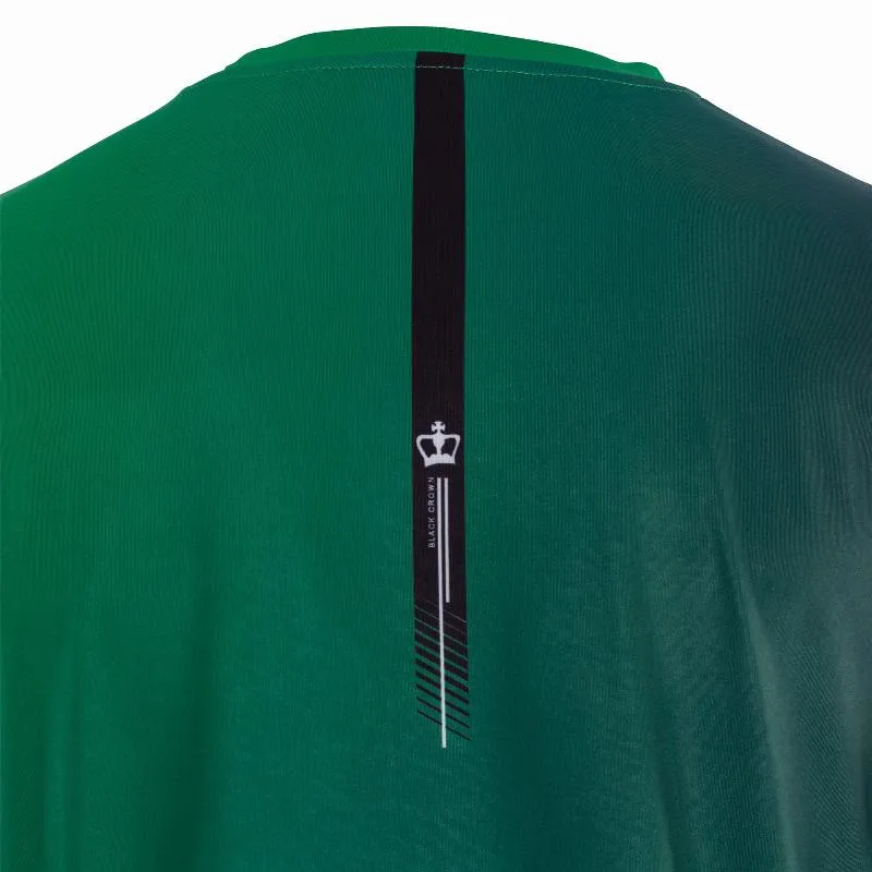 Schwarzes T-Shirt mit Krone in Dallas Grun