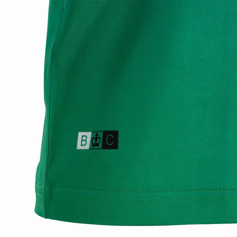 Schwarzes T-Shirt mit Krone in Dallas Grun