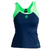 Schwarzes Crown Marta Marrero T-Shirt Navy Blue Green