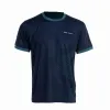 Schwarzes Crown Monterrey Marineblaues T-Shirt