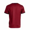 Schwarzes Crown Monterrey Burgunderfarbenes T-Shirt