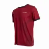 Schwarzes Crown Monterrey Burgunderfarbenes T-Shirt