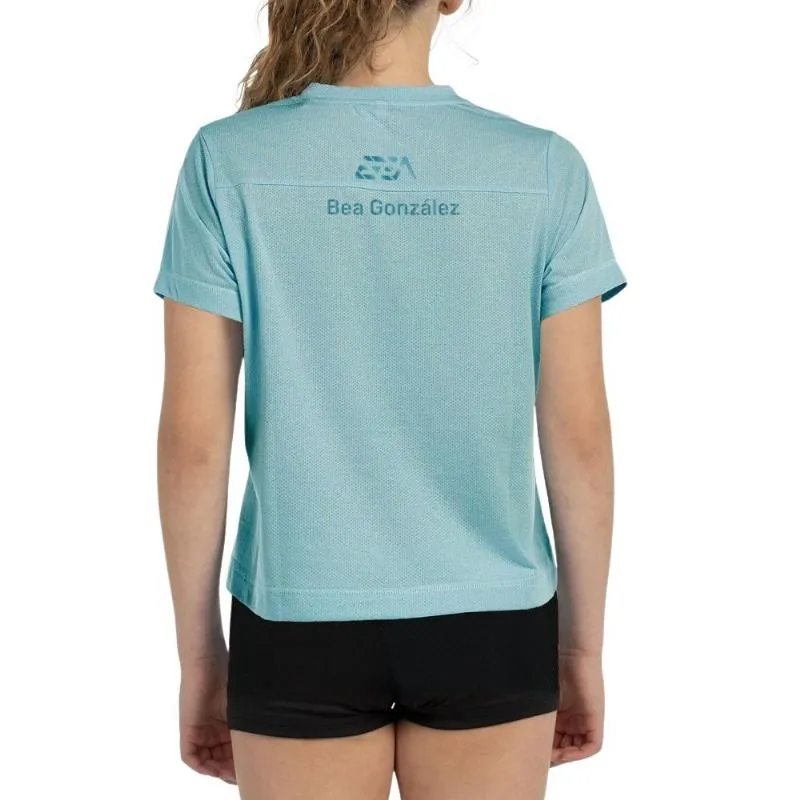 Camiseta Bullpadel Bea Gonzalez 25V Aquamarine Junior
