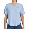 Bullpadel Bea Gonzalez Belvis himmelblaues T-Shirt