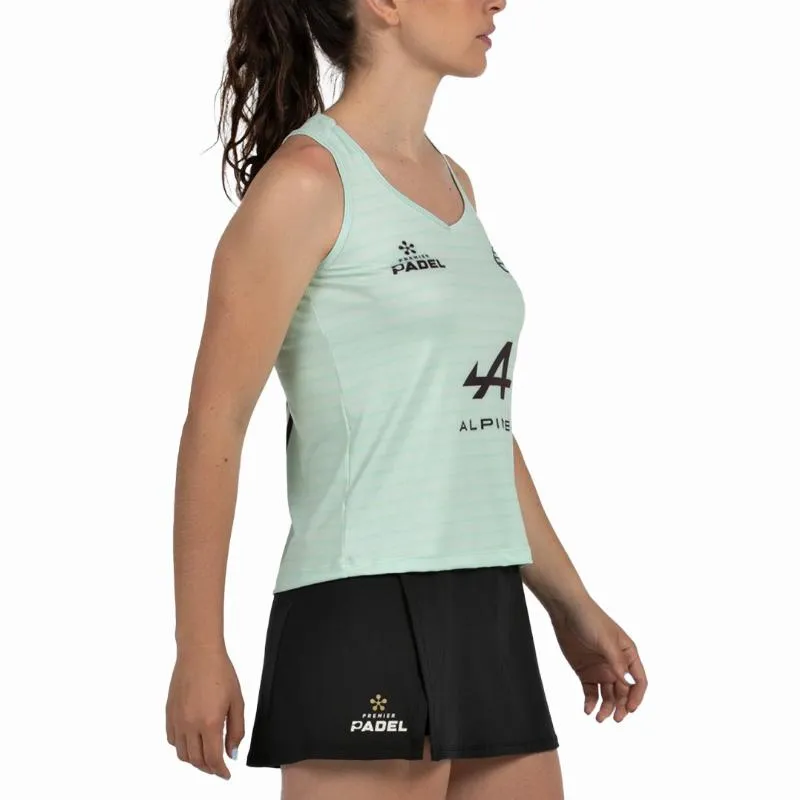 Bullpadel Claudia Fernandez Premier Padel Adies Wasser Grün T-Shirt
