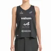 Bullpadel Claudia Fernandez Premier Padel Finals T-Shirt trägt schwarz