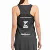 Bullpadel Claudia Fernandez Premier Padel Finals T-Shirt trägt schwarz