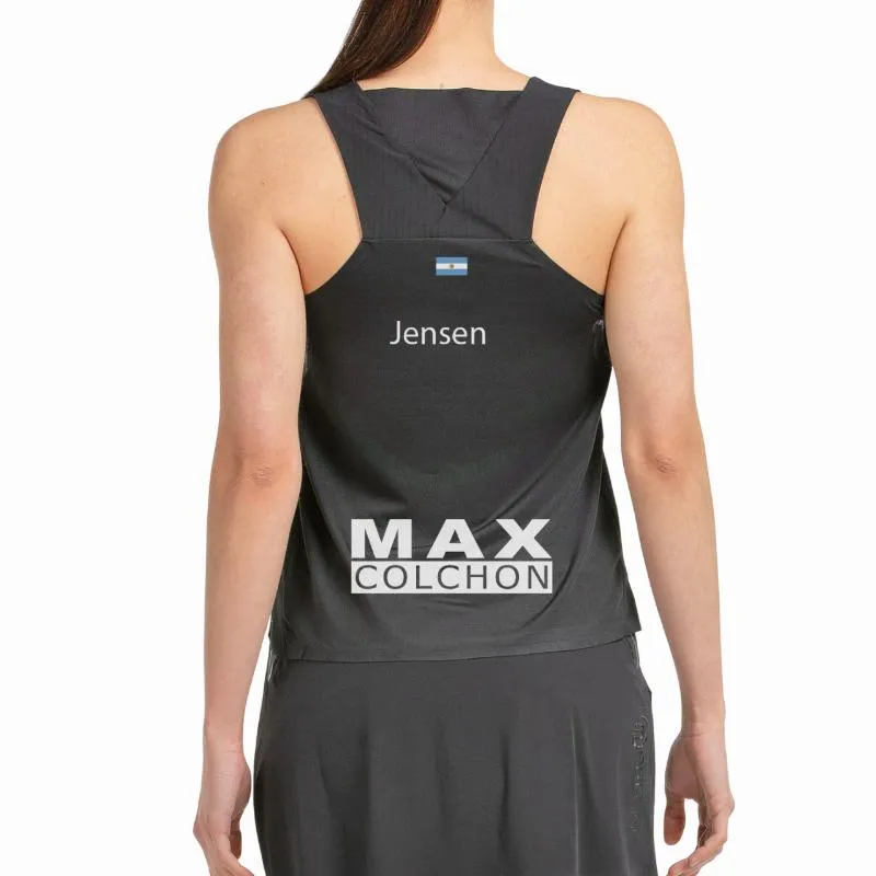 Camiseta Bullpadel Claudia Jensen Premier Padel Finals veste preto