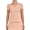 Camiseta Bullpadel Delfi Brea Albala Laranja Pastel