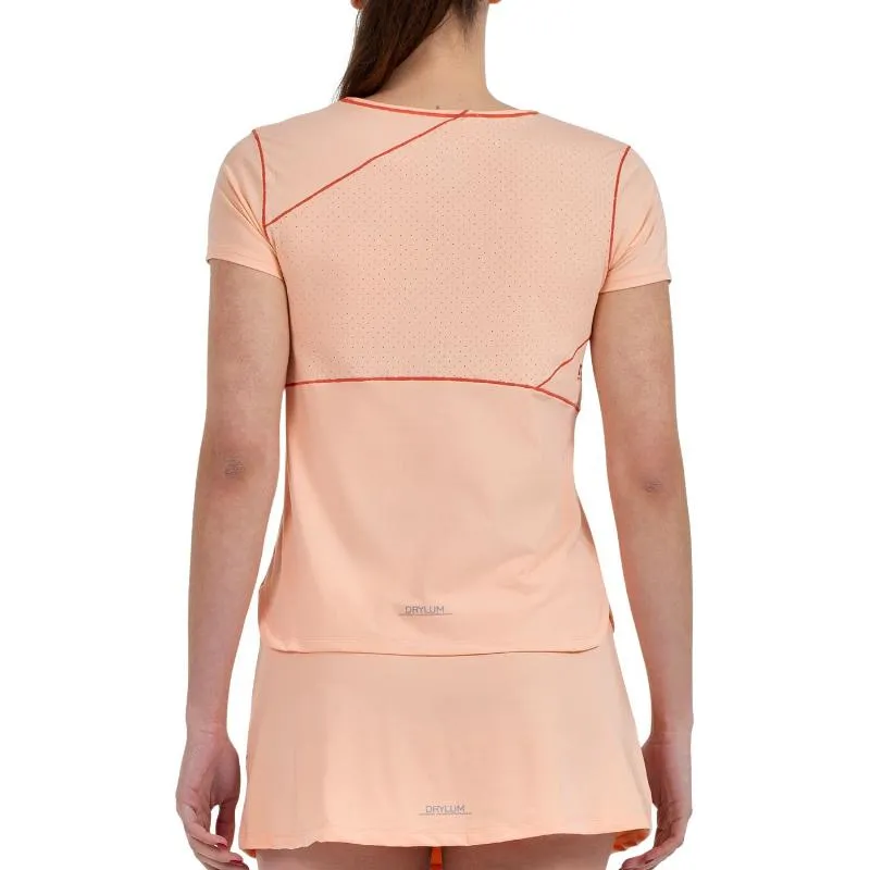 Camiseta Bullpadel Delfi Brea Albala Laranja Pastel