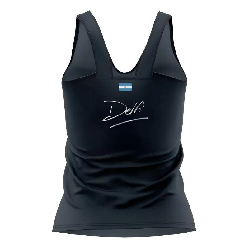 Bullpadel Delfi Brea Premier Padel Brete T-Shirt Preto